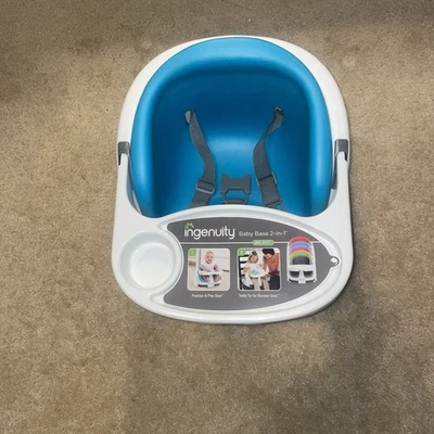  Asiento infantil múltiple Ingenuity - azul (niños II) Foto 1 de 4