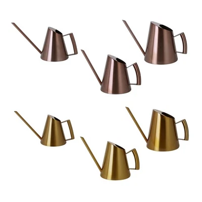 400/900/1500ml Stainless Steel Long Spout Watering Cans Long Mouth Plant Kettle - Image 1 of 4