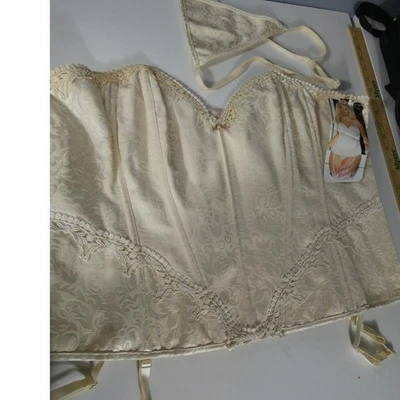 Corsé Intimate Attitudes Tapiz Hiedra Bordado Talla 42 Shirley of Hollywood Foto 1 de 4