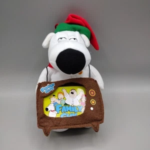 2008 Family Guy Brian Dog Christmas 8" Plush Elf With Gift Card Holder Holiday - Picture 1 of 11