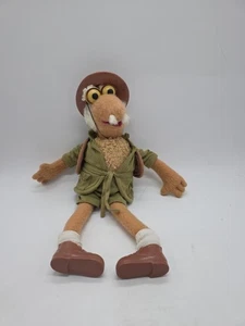 De colección 1984 Tomy Henson Fraggle Rock Travelin’ Mat Peluche Coleccionable con Sombrero - Imagen 1 de 5