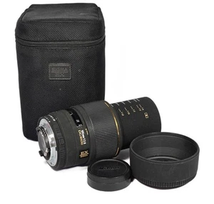 Near MINT Sigma EX 105mm F/2.8 DG Macro AF Lens w/ Hood & Bag for Nikon DSLR - Picture 1 of 6