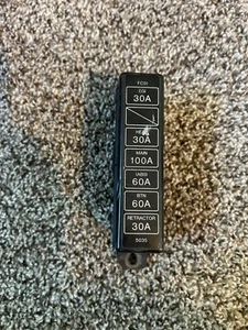 1986-1991 MAZDA RX7 FC OEM ENGINE BAY FUSE BOX PANEL - Picture 1 of 3