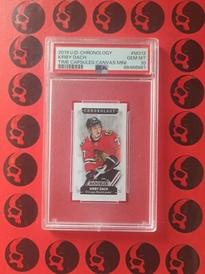 2019-20 Kirby Dach PSA 10 Chronology /90 Mini Time Capsule PoP 1 # M-312 Rookie - Image 1 of 2