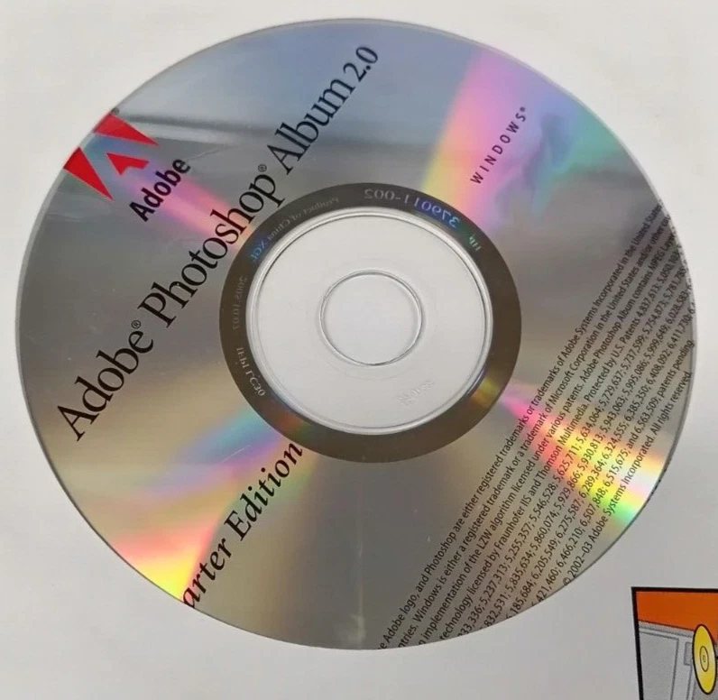 NIB Adobe Photoshop Album 2.0 Starter Edition Disc - Image 1 of 1