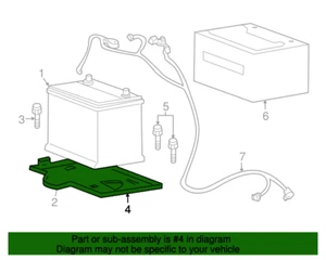 ( 1 ) Genuine KIA 37150 3F200 BATTERY TRAY 2007-2009 Amanti - Bild 1 von 5