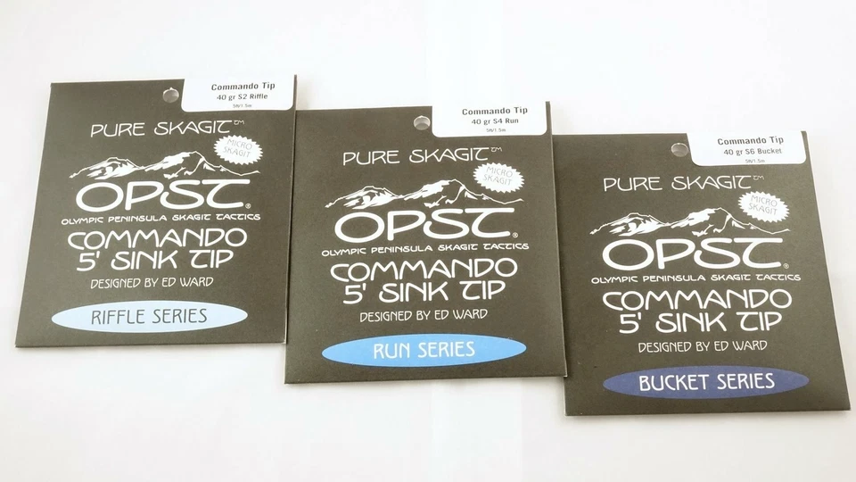 OPST Commando SINK TIP MICRO 5ft 1,50 Mtr. 3 Sinkraten S2 S4 S6 Sink Tip MICRO - Bild 1 von 1