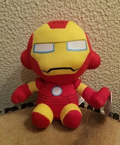 New TY Beanie Babies Marvel Super Heroes Iron Man Plush 2017 6" NWT - Picture 1 of 12