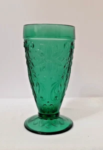 TIARA DE VIDRIO INDIANA SÁNDWICH ABETO VERDE VASO DE TÉ HELADO - Imagen 1 de 3