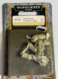 Warhammer 40K Wolfsgarde mit schwerem Flamer *Neu in OVP* 8010C E 53-39 GW 2000 Metall - Bild 1 von 3