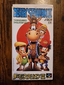 Derby Stallion 3 - Juego japonés SNES Super Famicon sin probar - Imagen 1 de 7