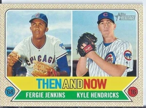Jenkins / Hendricks 2017 Topps Heritage Then & Now - Picture 1 of 1