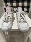 Adidas White and Pink High Top size US 5
