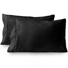 Set Of 2 Standard Size Pillow Covers Super Soft Pillowcases  Bedroom