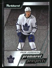 Egor Korshkov 2020 Parkhurst #PP13 Hockey Card
