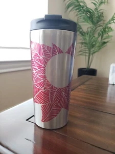 NWT 2014 Starbucks Holiday Stainless Coffee 16oz Tumbler Cup Mug A-12 - Picture 1 of 5