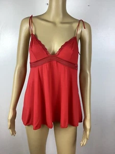 La Perla Italy Red Camisole Top Baby Doll M - Picture 1 of 7