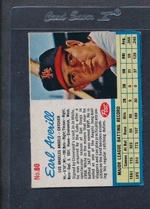 1962 Post Cereal #080 Earl Averill Angels EX *1311 - Picture 1 of 1