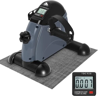 Mini Exercise Bike Pedal Exerciser Gray - Image 1 of 4