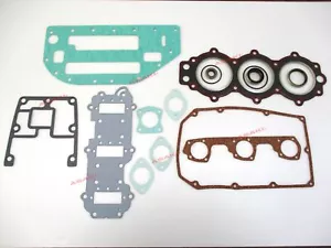 For OMC Johnson Evinrude Outboard 50, 60, 65, 70 HP Power Head Gasket Kit 398047 - Foto 1 di 9