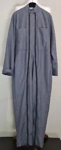 Stella McCartney Langarm Flight Overall mit doppeltem Reißverschluss grau Größe UK 14 EU 40 - Bild 1 von 5