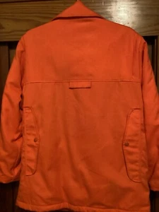 Vintage Woolrich Blaze Orange Hunting Jacket Size S - Picture 1 of 7