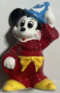Statuina ceramica Disney vintage "Fantasia Mago Topolino" di Disney Japan - Foto 1 di 5