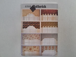 Butterick Pattern - Reversible Valances (One Size) #6568 - Uncut - Picture 1 of 5