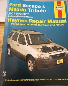 Haynes Repair Manual 36022 2001-2007 Ford Escape Mazda Tribute  Mercury Mariner - Bild 1 von 6