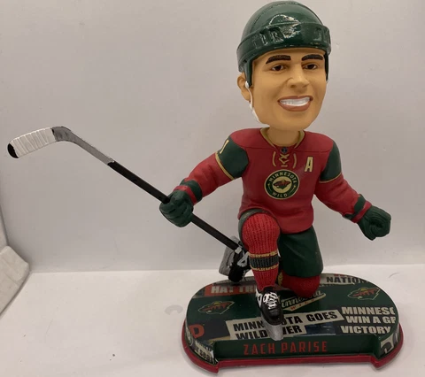 Zach Parise Minnesota Wild Headline Special Edition Bobblehead NHL Cover