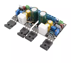 Tube Amplifier Board Class A Power Amplificador HOOD 1969 IRF250 DC18-60V 1 Pair - Picture 1 of 7