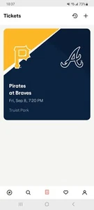 Braves v Pirates September 8th 7:20pm  - Picture 1 of 1