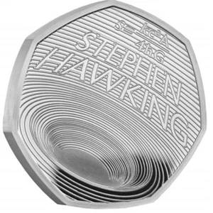 2019 STEPHEN HAWKING 2019 Silver Proof 50p Pence Coin sold out in 60 mins!!! - Picture 1 of 3