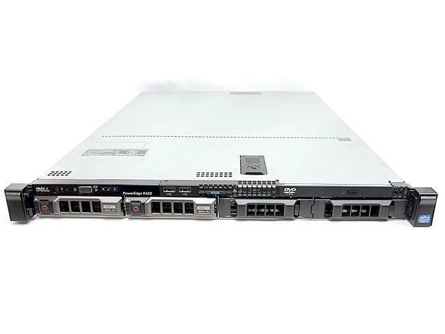 Dell PowerEdge R420 2x Quad-Core E5-2407v2 2.4GHz 16GB 2x 160GB SSD 1U Server - Image 1 of 1