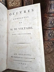 1792 - Complete Works of Mr. de Voltaire - A Brief Survey of the Age of Louis XV - Picture 1 of 7