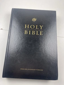 The Holy Bible ESV English Standard Version Large Print Crossway Black Hardcover - Bild 1 von 15