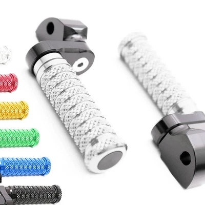 Silver M-Grip 25mm Lowered Rear Footpegs For Yamaha YZF R1M R1S 15 16 17 18 19 - Image 1 of 4