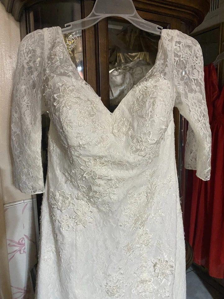 Vestido de novia blanco talla 12/14 Foto 1 de 4