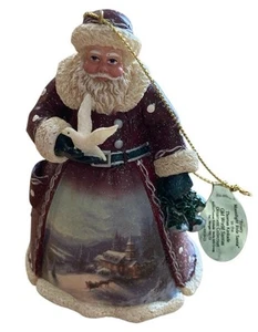 Thomas Kincade Old World Santa Heirloom Ornament Ashton Drake 2003 Frosty Midnig - Bild 1 von 12