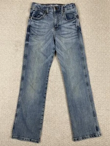Wrangler Retro Jeans Girls Size 14 (25x29) Relaxed Boot Medium Wash Cowgirl - Picture 1 of 8
