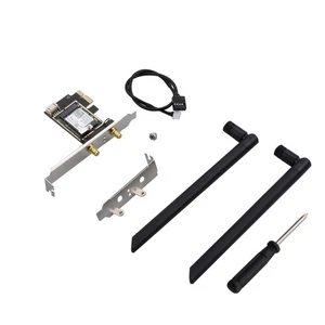 WiFi Bluetooth Network Card 6E AX210 5.3 Adapter PC TRI- Band 2.4G+5.8G+6G - Picture 1 of 9