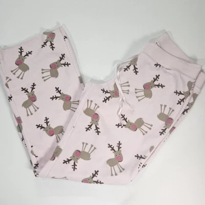 Old Navy Pajama Pants Womens Medium Reindeer Fleece Holiday Lounge Sleepwear - Image 1 of 4