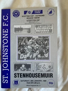 St Johnstone v Stenhousmuir (Scottish Cup) 1989 - Picture 1 of 1