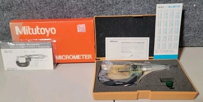 ​Mitutoyo 193-212 Digit Outside Micrometer 1-2" .0001" NOS NIB Caliper Tool - Image 1 of 4