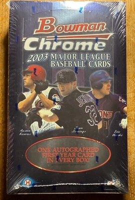 Bowman 2003 cromo béisbol sellado Hobby Box... ¿Willie Mays automático?... ¿Hanley automático? Foto 1 de 4