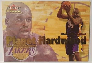 2000-01 FLEER FOCUS SHAQUILLE ONEAL #7 INSERT LAKERS PLANET HARDWOOD NM-MINT - Picture 1 of 5
