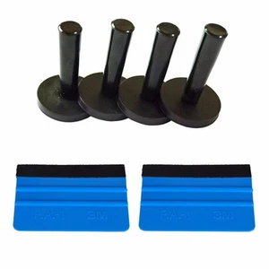 Auto Window Tinting Application Tools, Magnet Gripper & 4" Suede Felt Squeegee - Picture 1 of 3