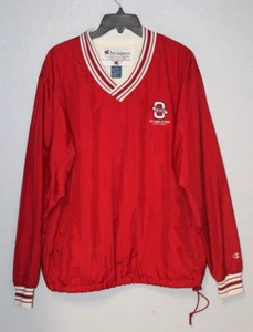 VINTAGE 2004 Oklahoma Sooners Pullover Windbreaker Jacket Men MEDIUM Nylon - Picture 1 of 8