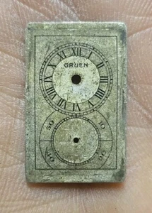 Movimiento Gruen 877 Doctors Prince SOLO ESFERA ZJ Original Gruen Duo Dial - Imagen 1 de 5