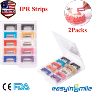 Zahninterproximalstreifen IPR Reduktion Emaille Polierstreifen kieferorthopädisch 2er-Pack - Bild 1 von 12